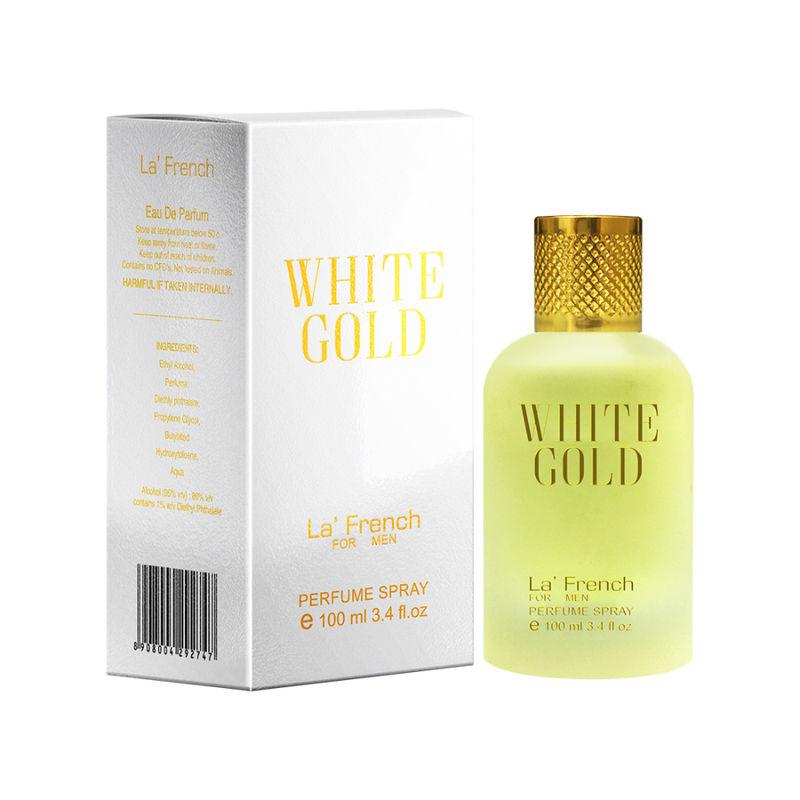 la french white gold eau de parfum spray for men