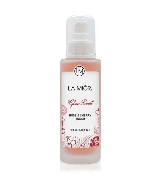 la mior glow boost rose & cherry toner - 100 ml