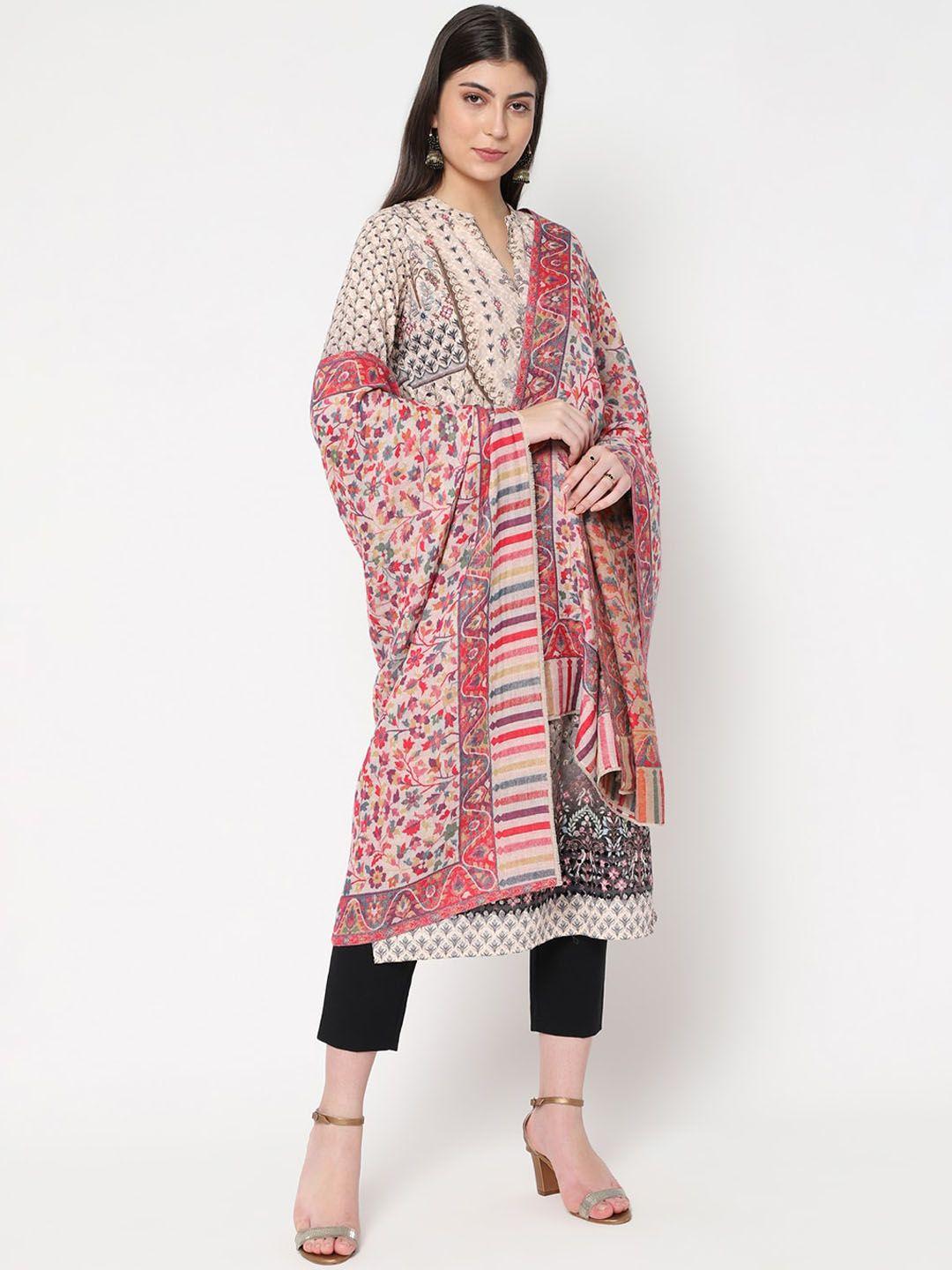 la vastraa kani woven design woolen shawl