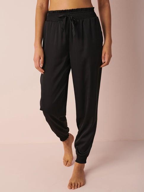 la vie en rose black plain pyjamas