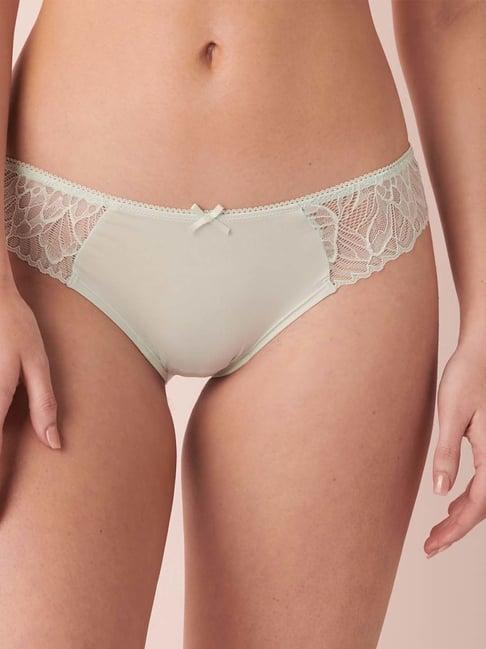 la vie en rose green lace work panty