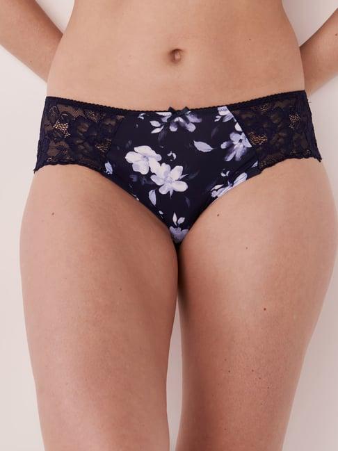 la vie en rose navy lace work panty