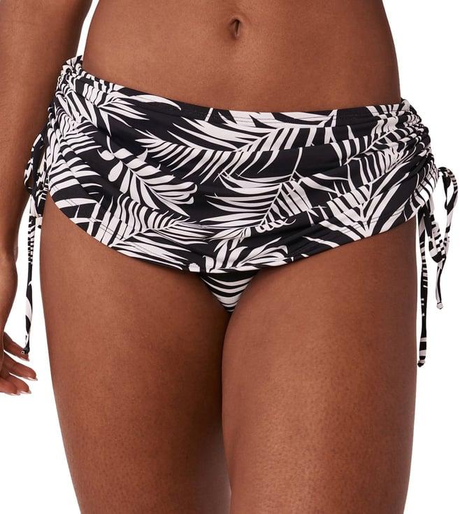 la vie en rose palm leaves skirt bikini bottom