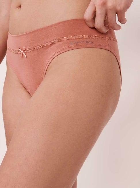 la vie en rose pink cotton panty