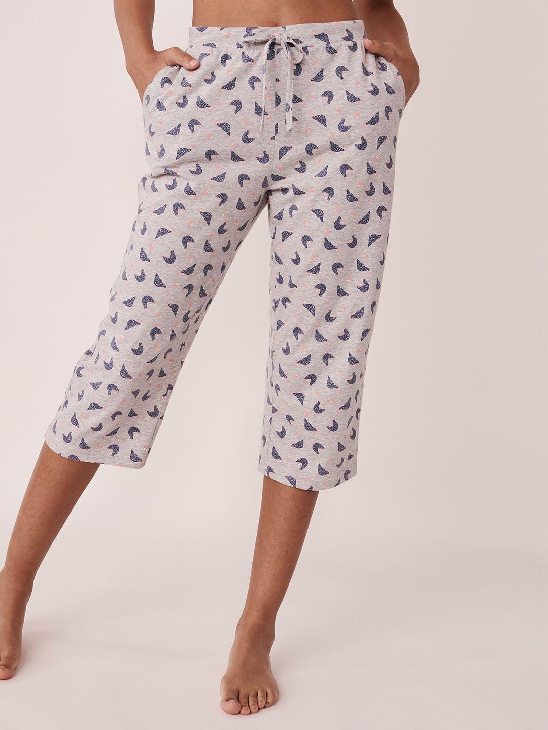 la vie en rose women printed capris