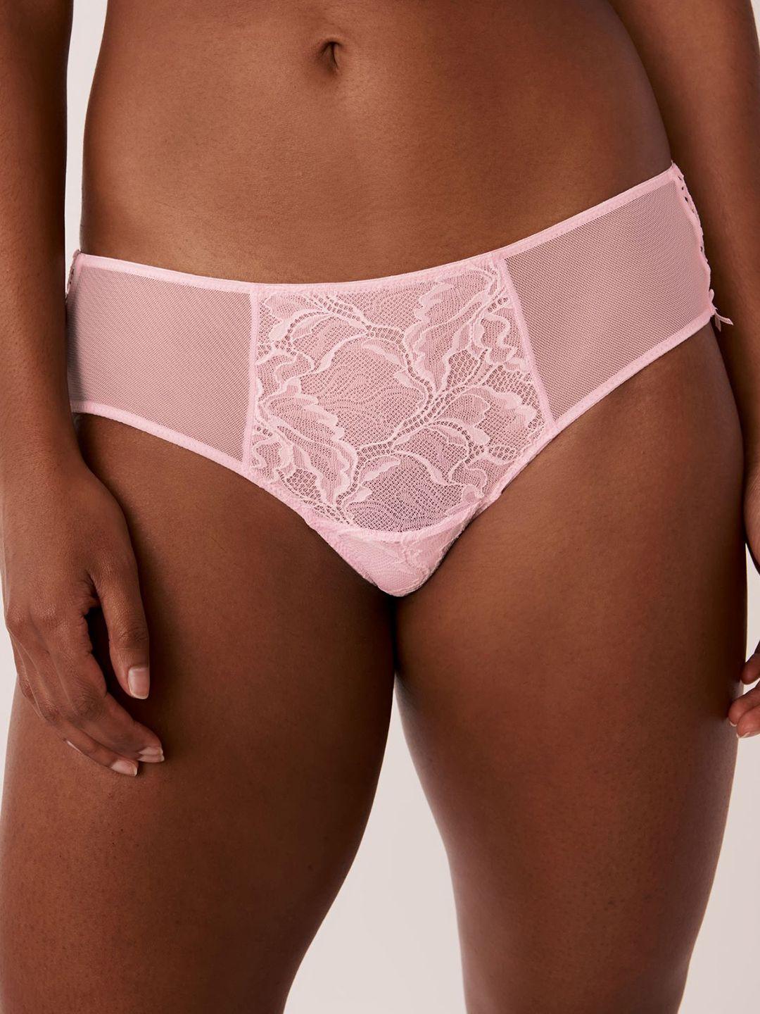 la vie en rose women self design basic lace brief