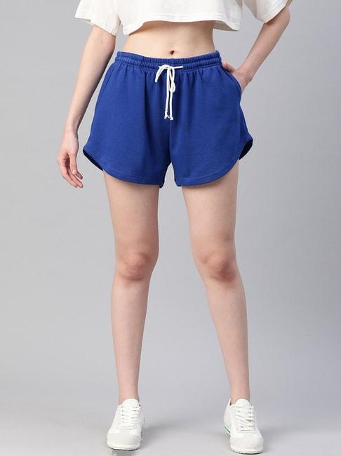 laabha blue shorts