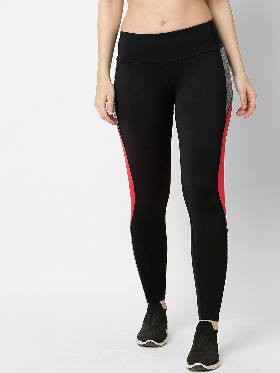 laasa  sports women dry-fit high-rise tights