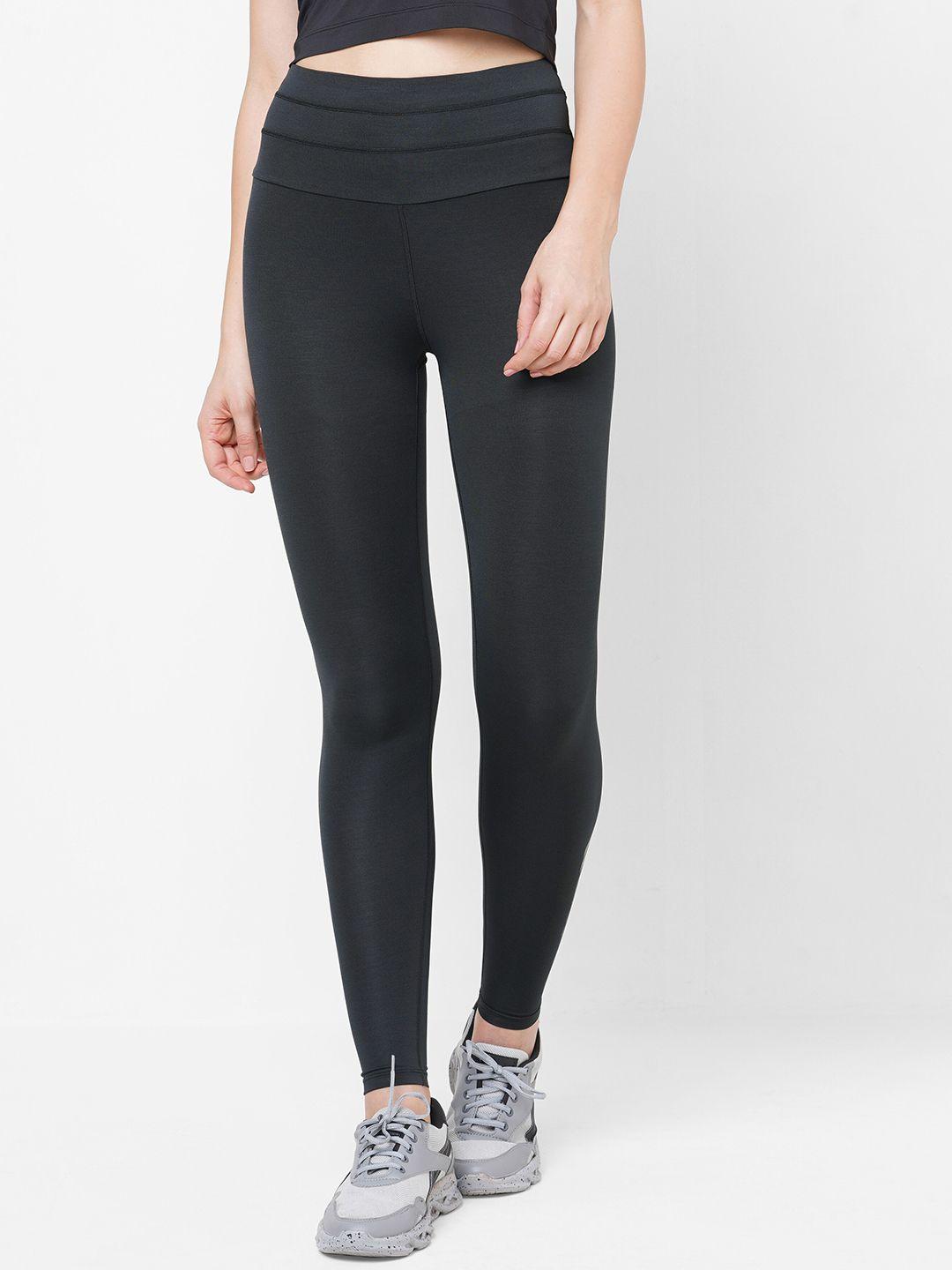 laasa sports women dry-fit high-rise sports tights