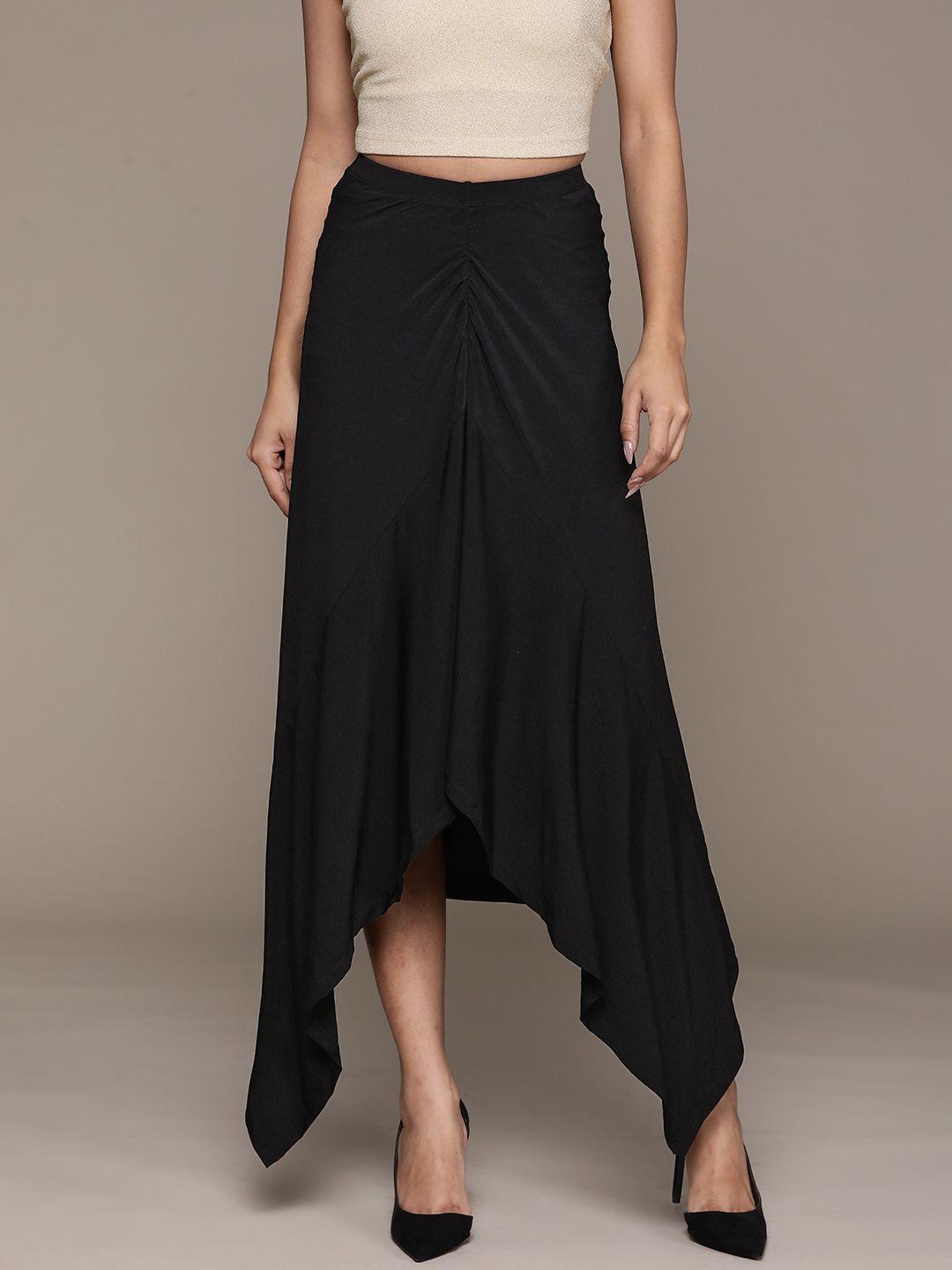 label ritu kumar women solid a-line maxi skirt