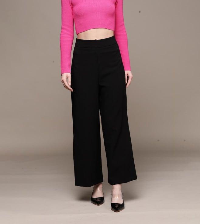 label ritu kumar black flared pants