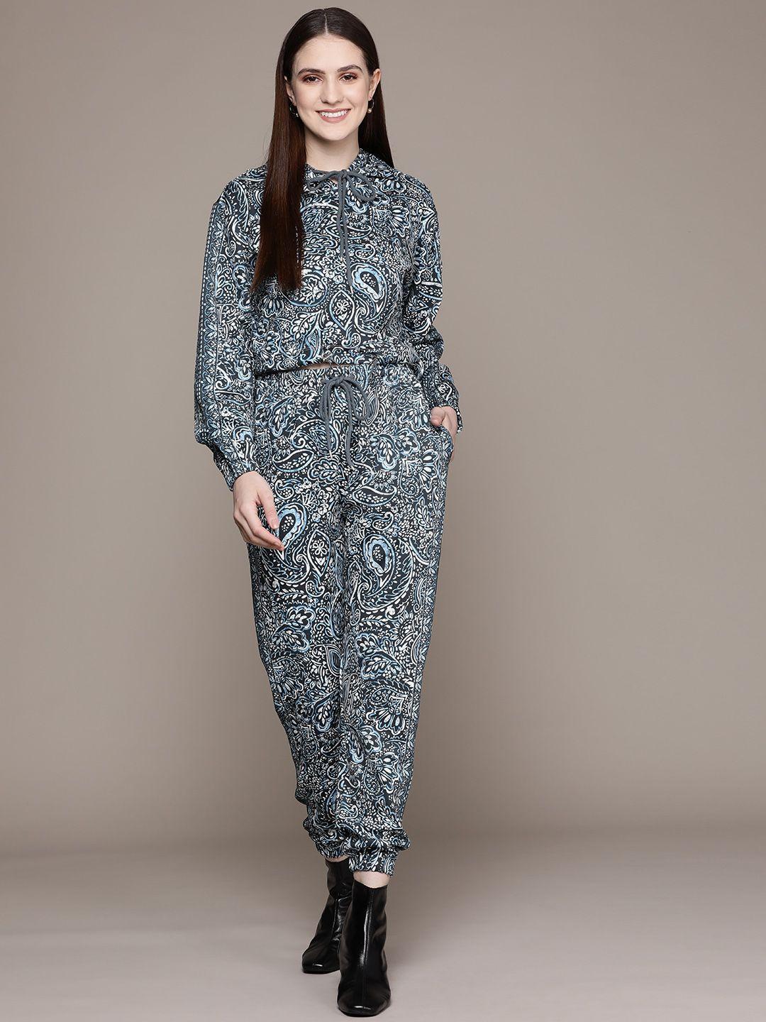 label ritu kumar women printed co-ords