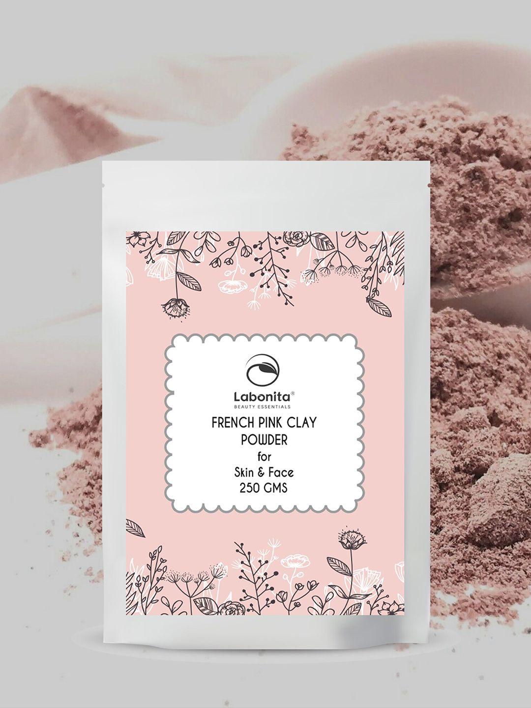 labonita 100% natural french pink clay skin & hair powder 250 g