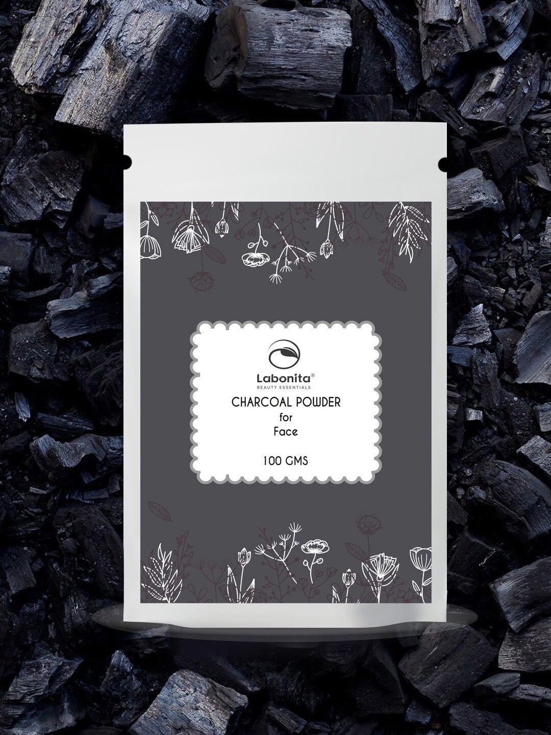 labonita black natural pure natural charcoal powder for face care- 100 gm