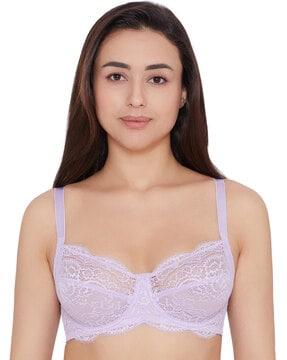 lace non-padded bra
