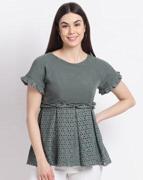 lace tunic top