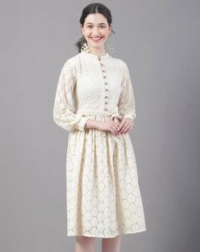 lace & crochet sheath dress