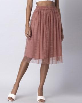 lace a-line skirt