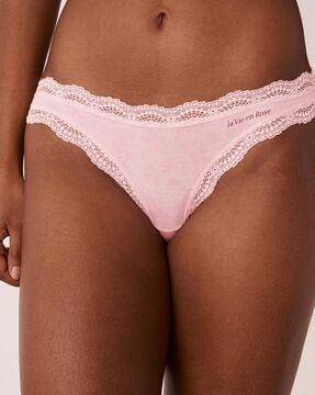 lace bikinis with elasticated waist