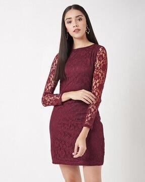 lace bodycon dress