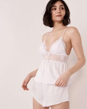 lace camisole with adjustable straps