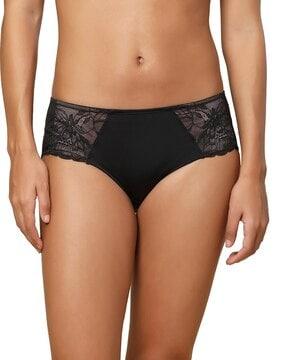 lace cut & sew hipster briefs