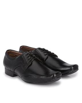 lace fastening derby formal shoes