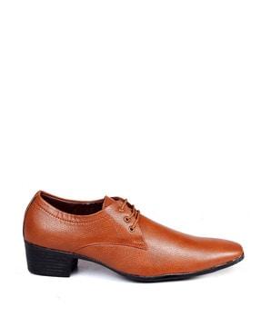 lace fastening derby formal shoes