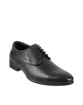 lace fastening derby formal shoes