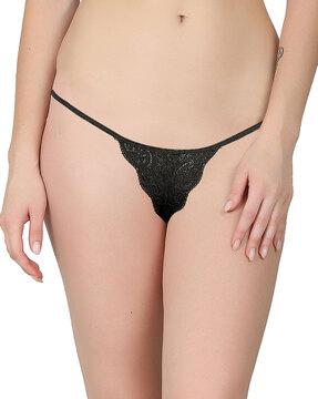 lace g-string thongs