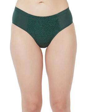 lace high-waist brief panties