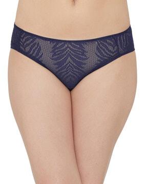 lace hipster panties with elasticated waistband