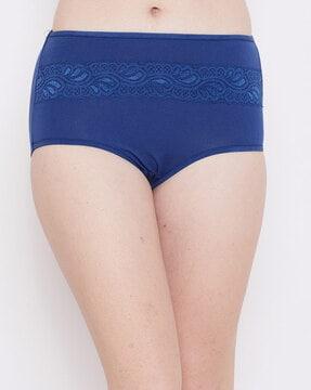 lace hipsters with elasticated waistband