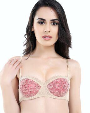 lace lightly-padded bra