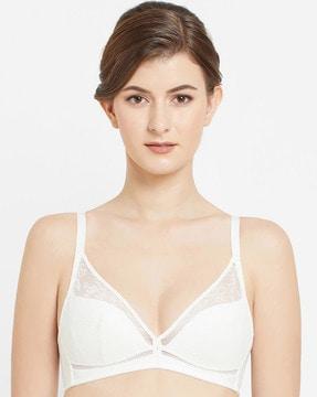 lace lightly-padded bra