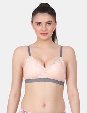 lace lightly-padded bra