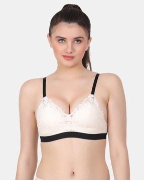 lace lightly-padded bra