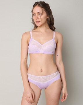 lace lightly-padded t-shirt bra