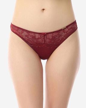 lace low-rise thong panty - pan95101