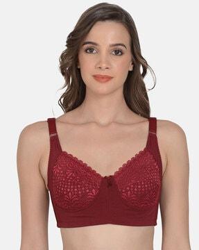 lace minimiser bra