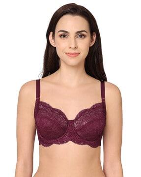 lace non-padded bra