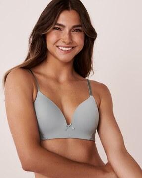 lace non-wired t-shirt bra