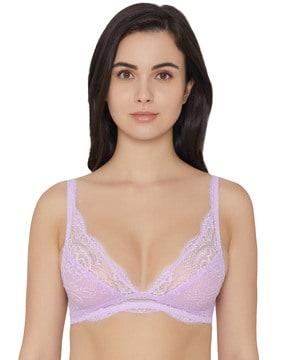 lace non-wired t-shirt bra