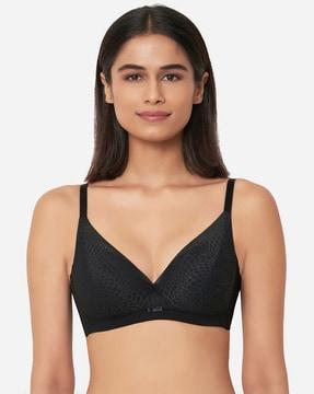 lace non-wired t-shirt bra