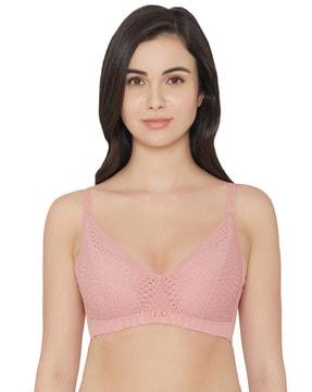 lace non-wired t-shirt bra