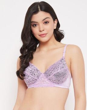 lace t-shirt bra with full coverage