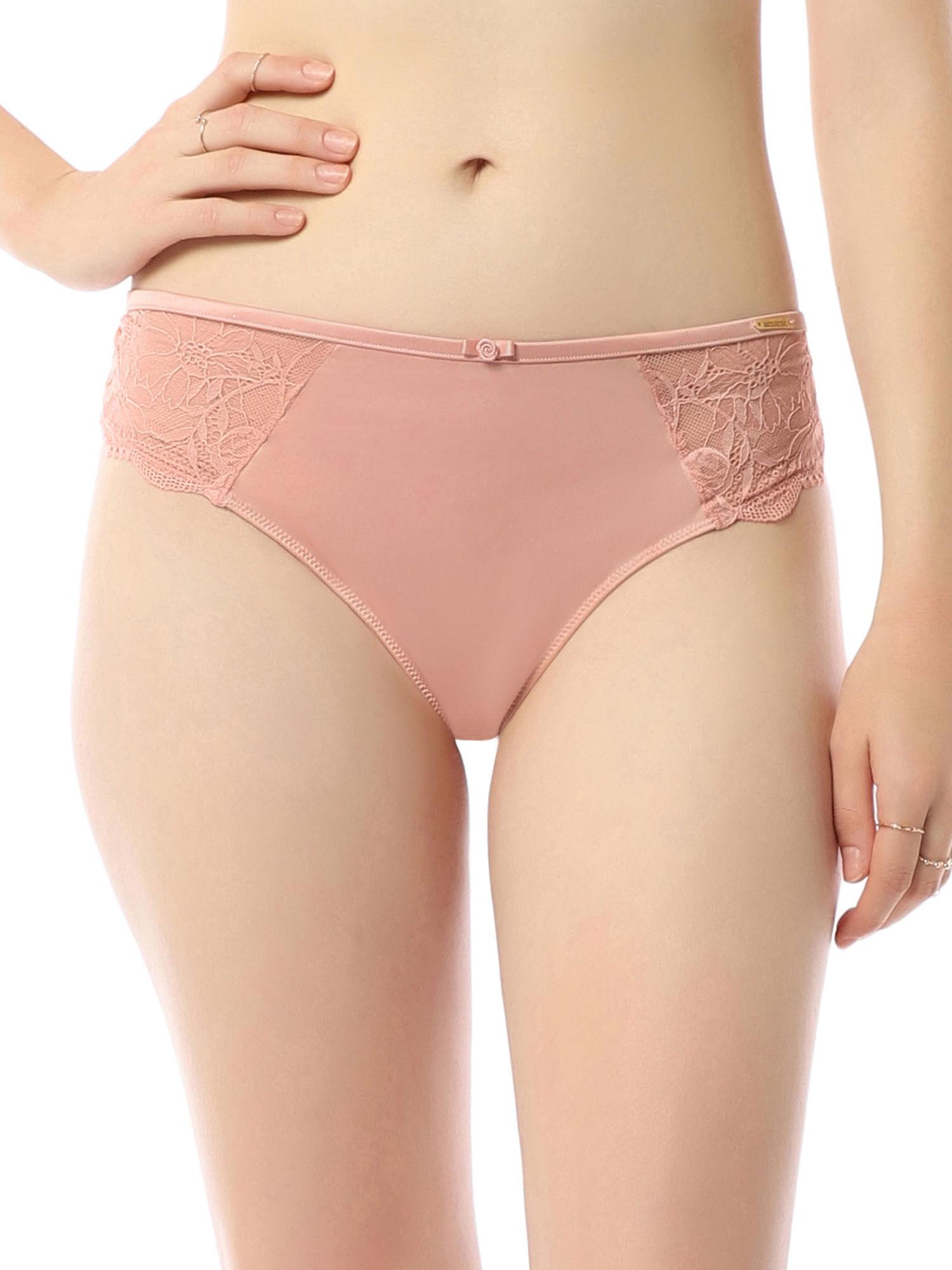 lace three-fourth coverage low rise eternal bliss brazilian panty