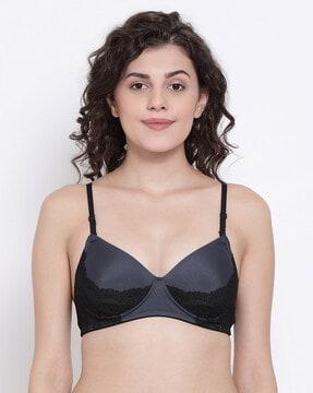 lace total-support bra