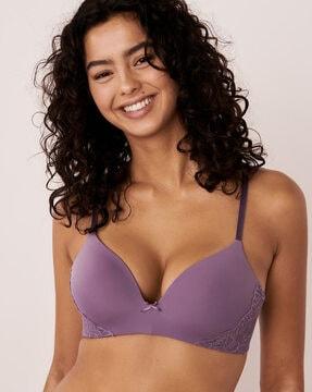 lace under-wired push-up bra