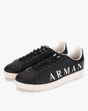 lace-up sneakers with branding